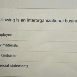 Which of the following is an interorganizational business process