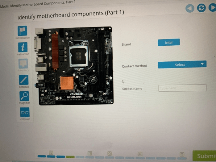 Lab 6-8 testing mode identify video ports and connectors