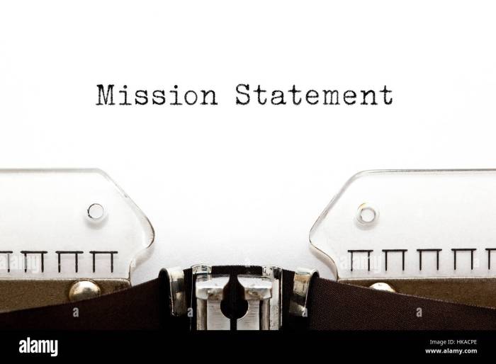 In a mission statement the phrase striving for honesty